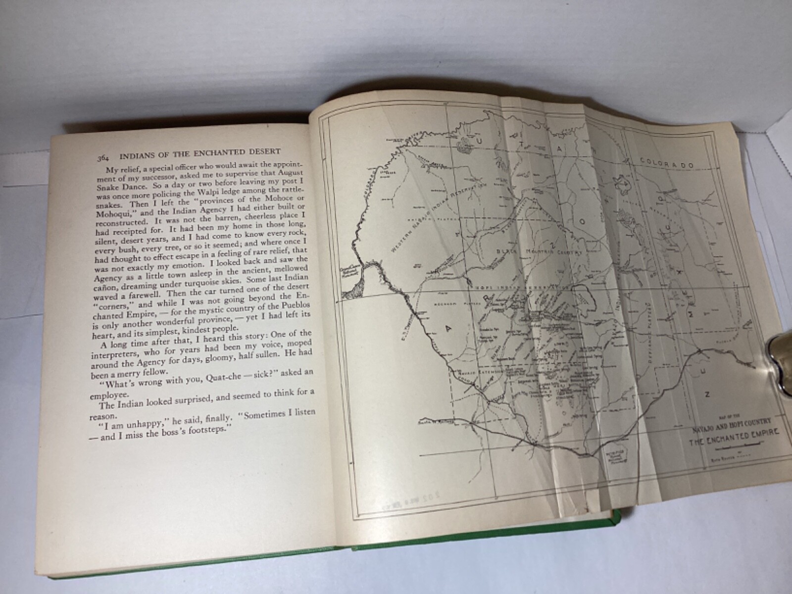 Indians Of The Enchanted Desert 1925 Leo Crane Hardcopy 364 Pages Vintage