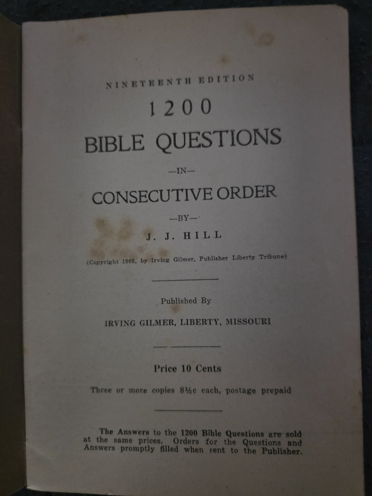 1200 Bible Questions