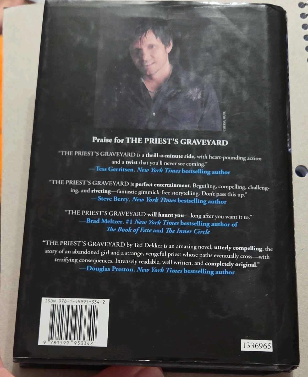 Ted Dekker The Priest&rsquo;s Graveyard Hardcover 2011 Center Street w/ Dust Jacket