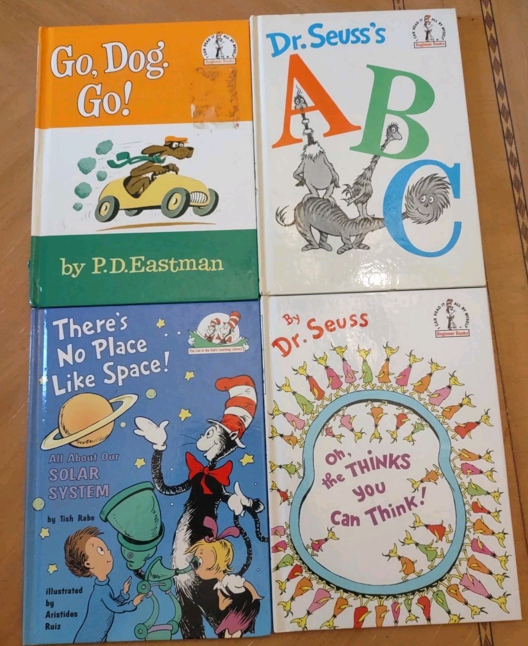 Lot of 10 Dr Suess Books Bullfrog, Foot, Get Up, ABC, Go Dog, Green Eggs, Mother