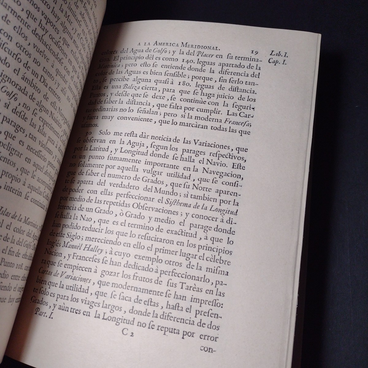 Relacion Historica Del Viage A La America Meridional, (1st Part Book 1 & Part 2)