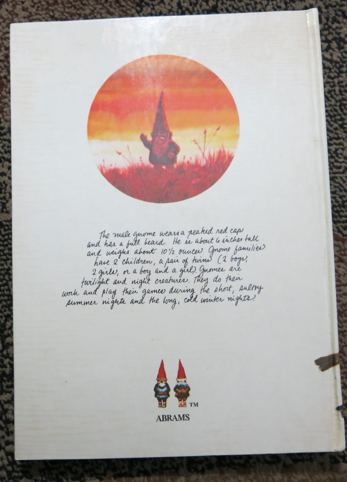 The Pop-Up Book of Gnomes – 1979 Hardcover Rien Poortvliet