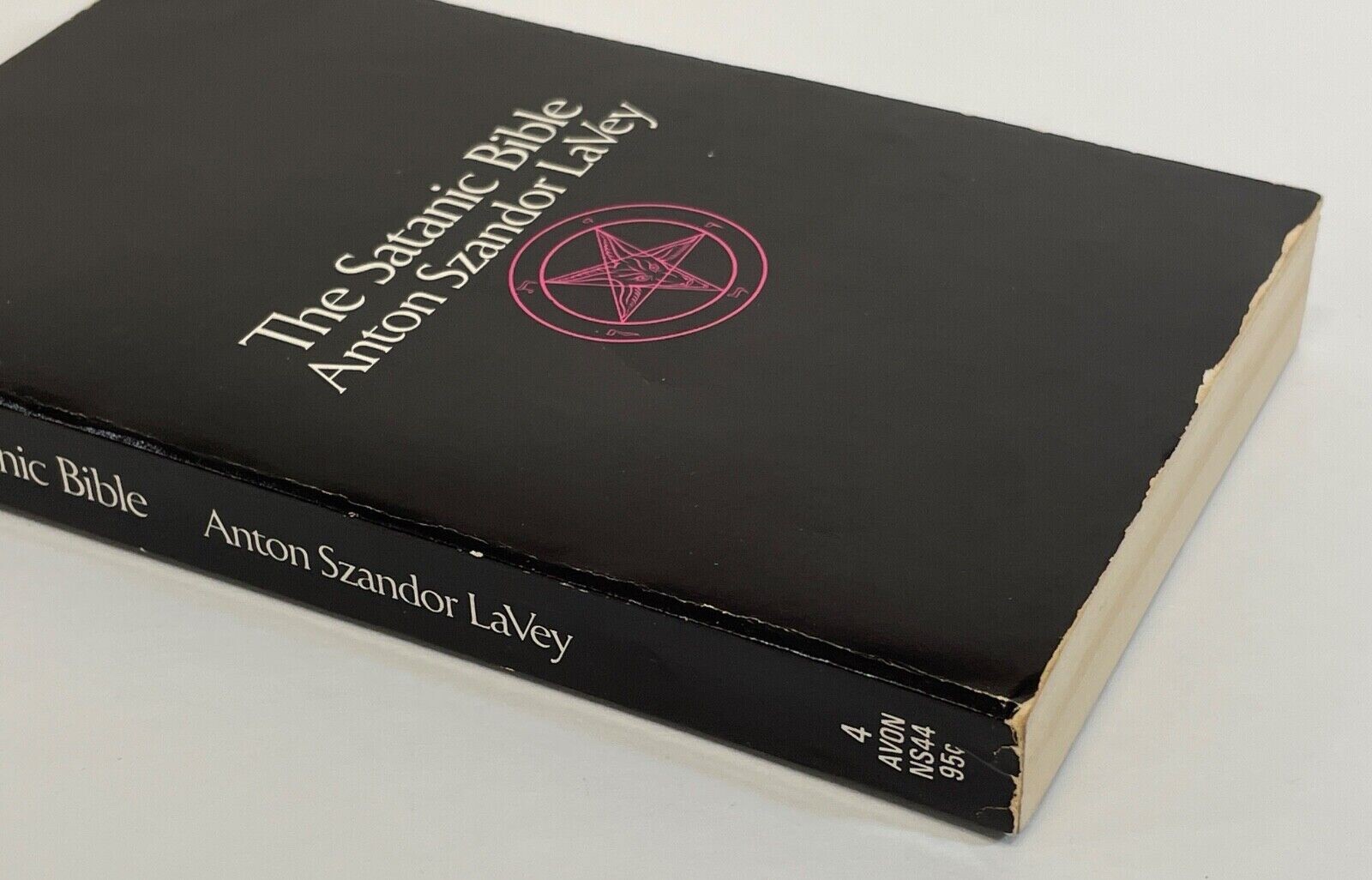 The Satanic Bible Anton LaVey SATANISM 1st Ed 4th Printing 95c 1969 1971 Vintage