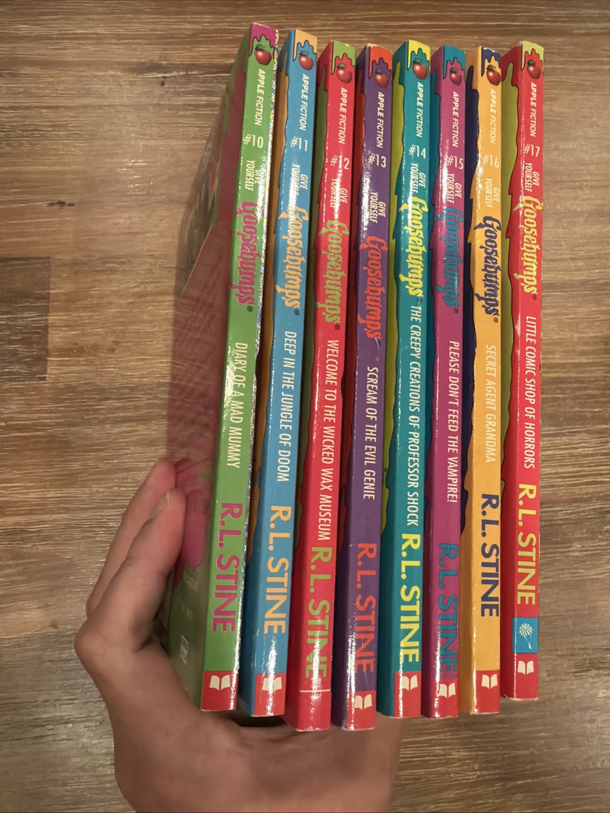 Like New Lot Of 1st Print Give Yourself Goosebumps #10-#17 RL Stine
