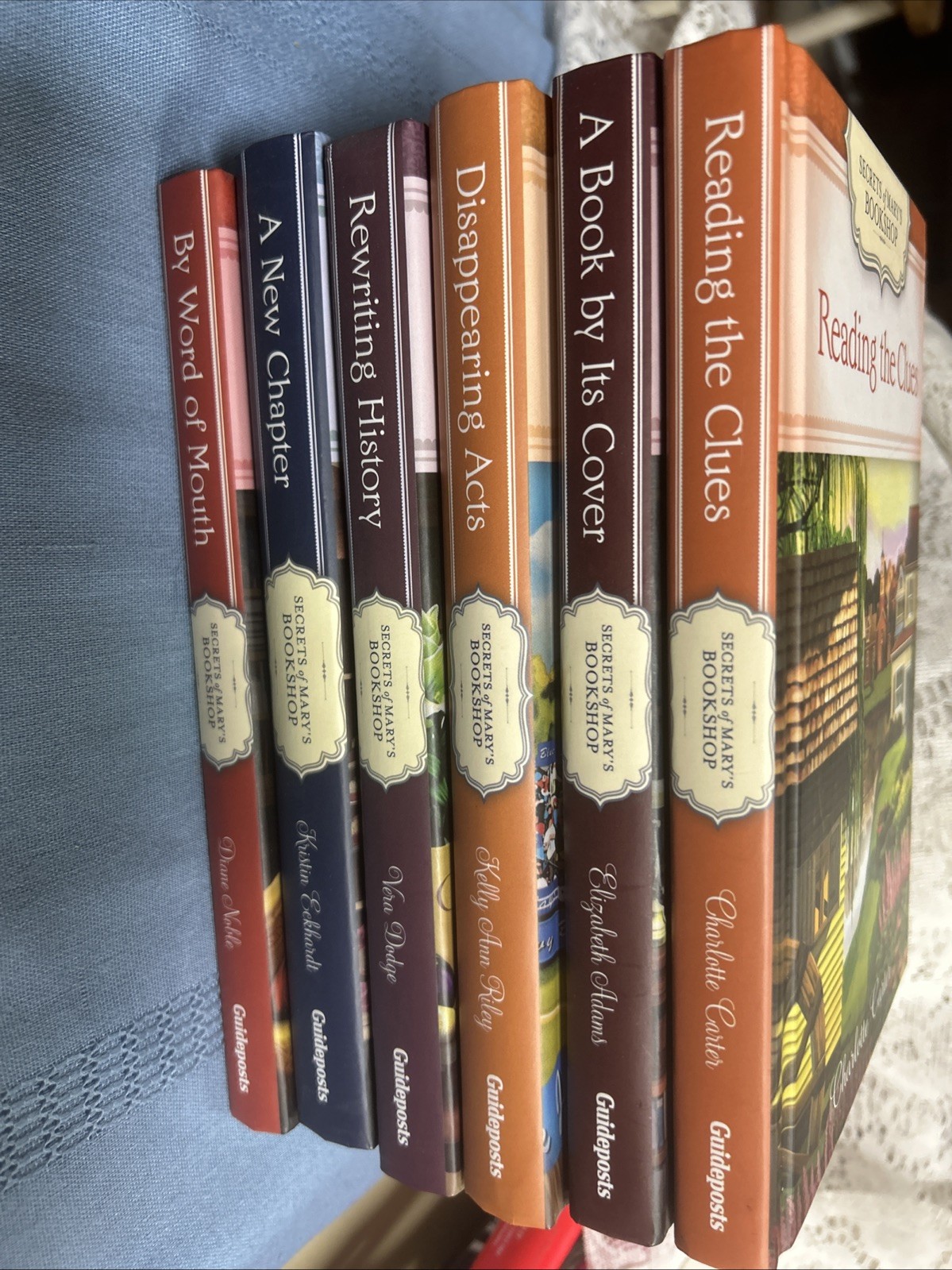 LOT OF 6 SECRETS OF MARY&rsquo;S BOOKSHOP Mysteries HC 2012 Guideposts VGC