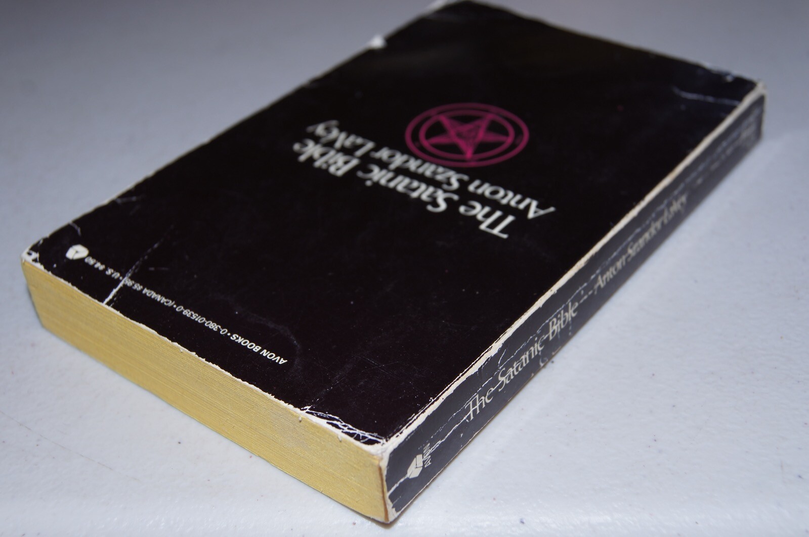 The Satanic Bible Anton LaVey Satanism 1st Edition 27th Printing Canada VTG 80s