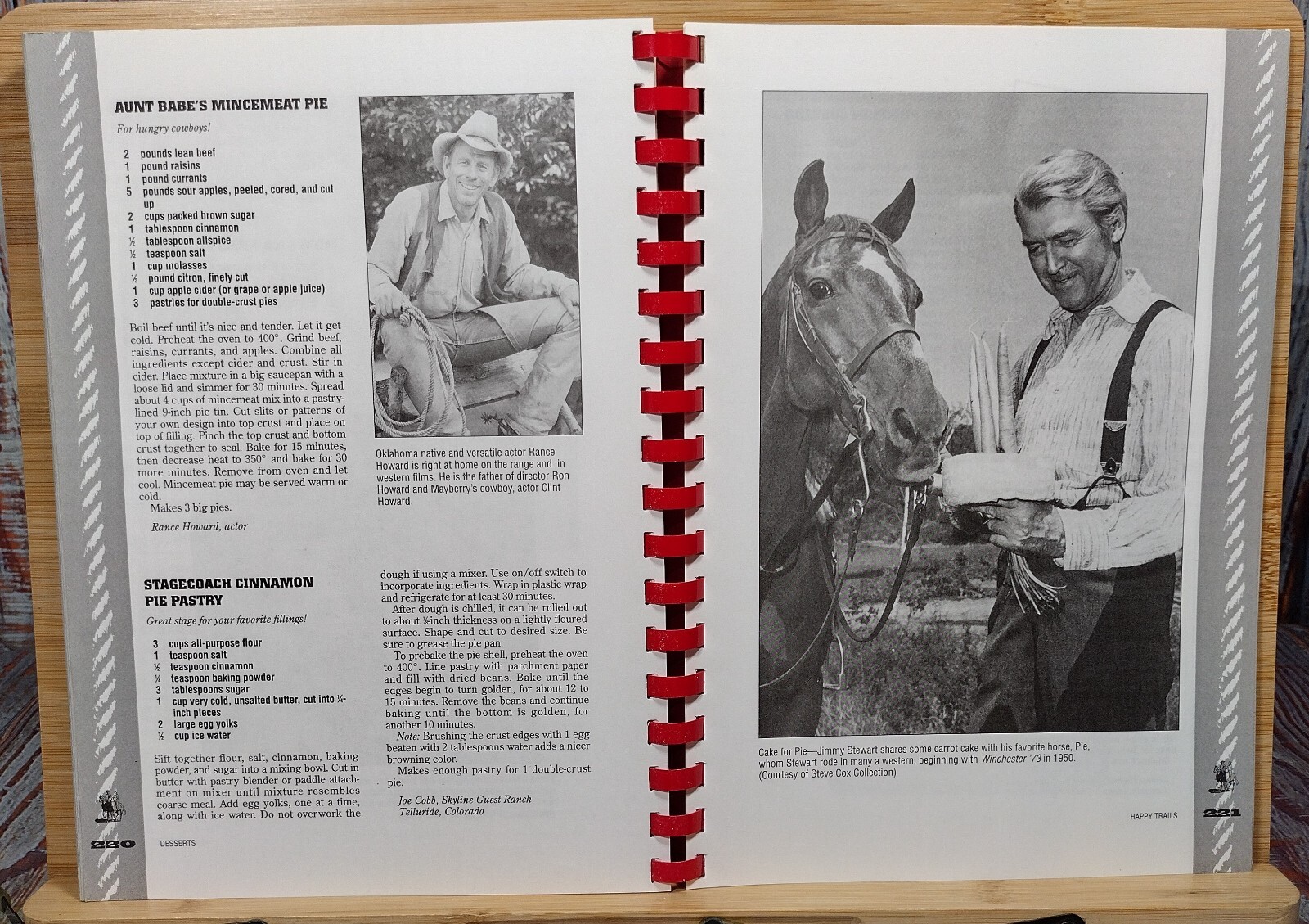 The All-American Cowboy Cookbook by Ken Beck & Jim Clark (1995, Spiral)