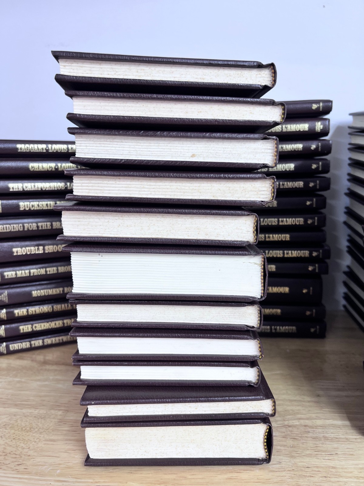 Louis L&rsquo;Amour Leatherette Hardcover Books (Sold Individually) Read description!!