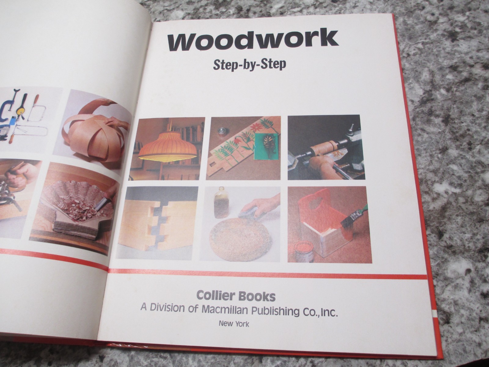Woodwork Step-by-Step – Collier Books – 1976 Hard Cover