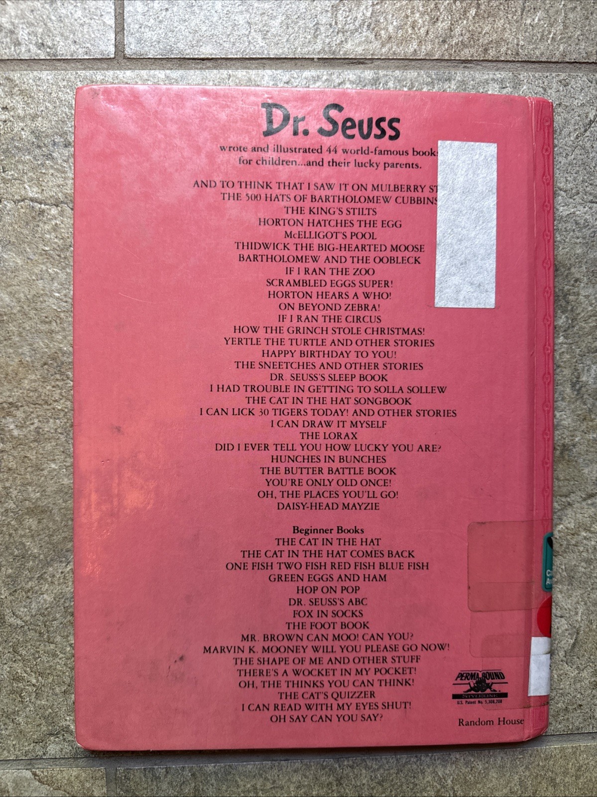 McElligot&rsquo;s Pool by Dr. Seuss (Library Binding)