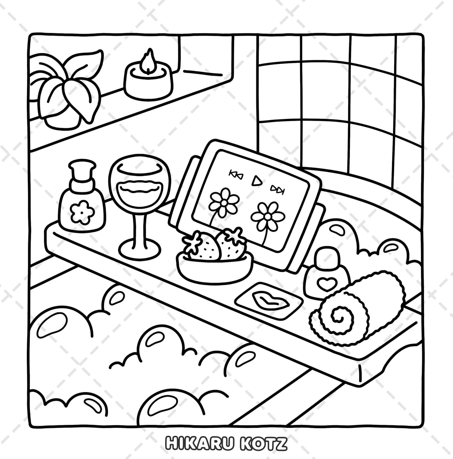 Self-Love: Girl Therapy Coloring Book, Spiral Bound, 40 pg. , 8.5&Prime; x 8.5&Prime;