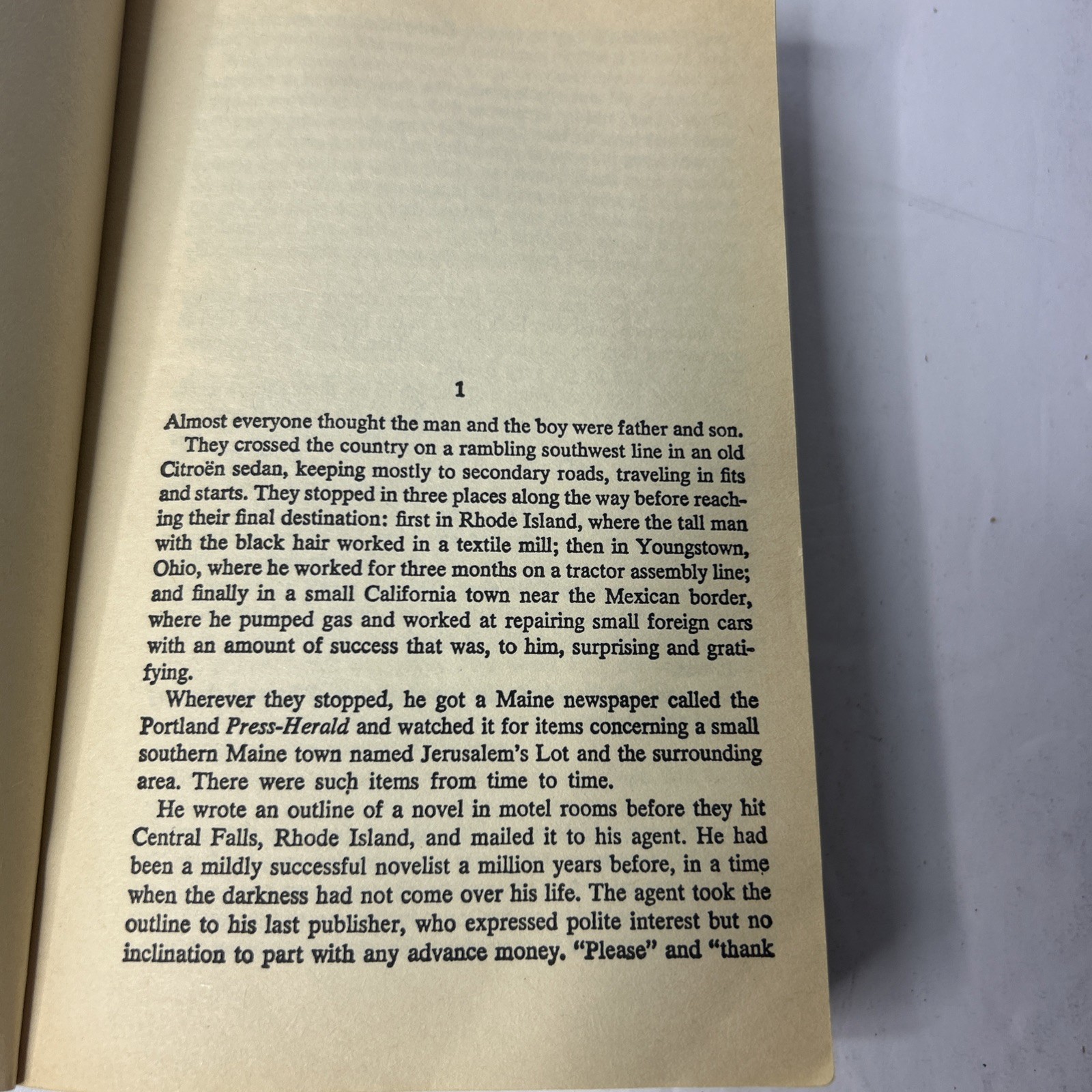 Salem&rsquo;s Lot by Stephen King (Hodder Paperback 1986) UK Printed Vampire Horror