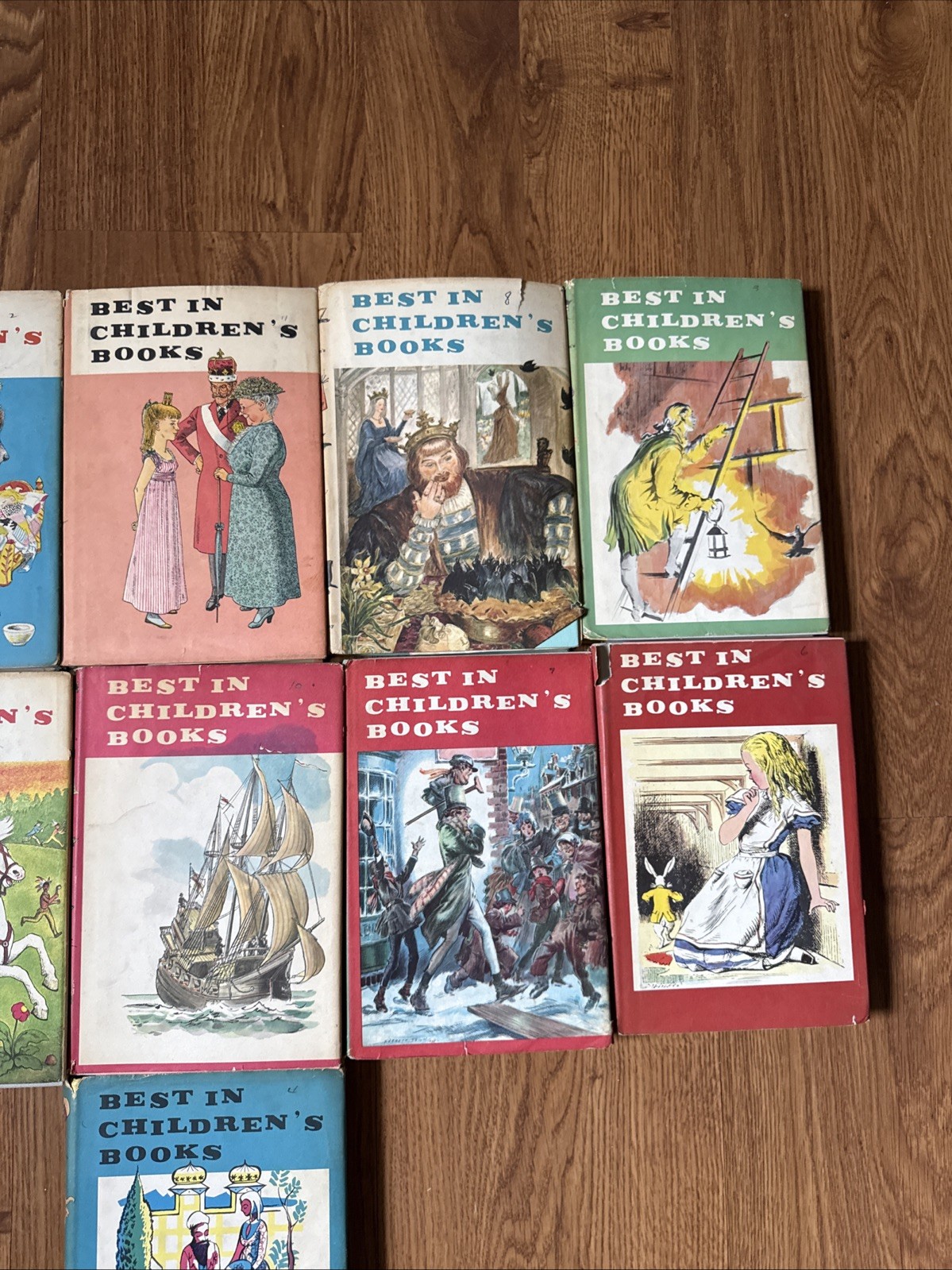 Lot Of 11 Best in Children&rsquo;s Books Hardback w DJ