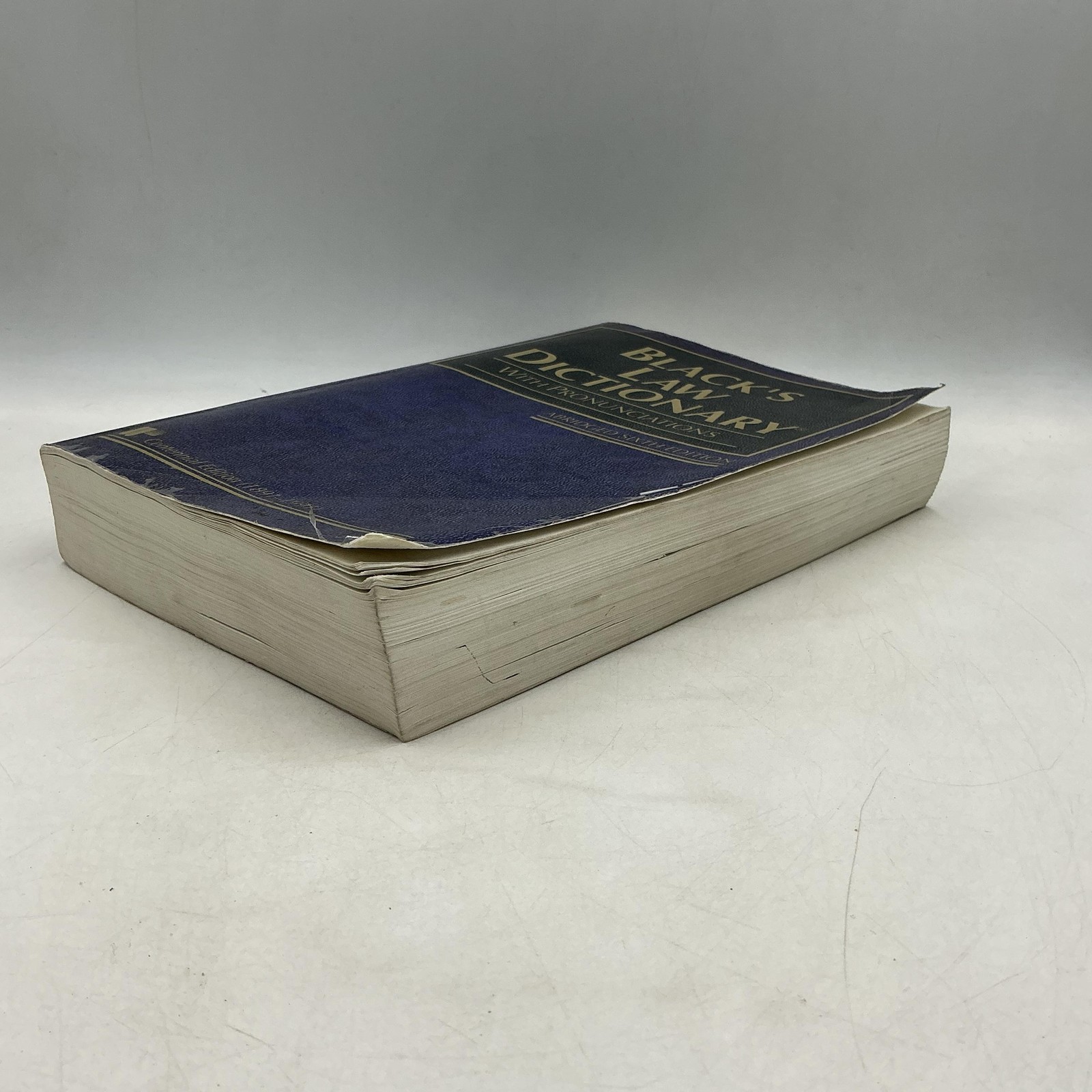 Vintage Black&rsquo;s Law Dictionary With Pronunciations Henry Black Blue PB 1994 Law
