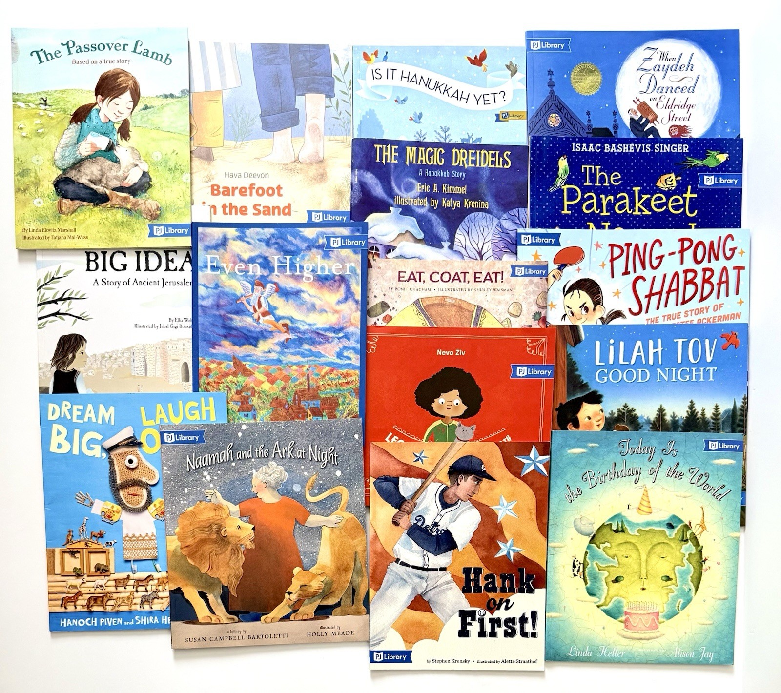 PJ Library – Lot of 16 Children&rsquo;s Books – Jewish Religious Passover Seder PB