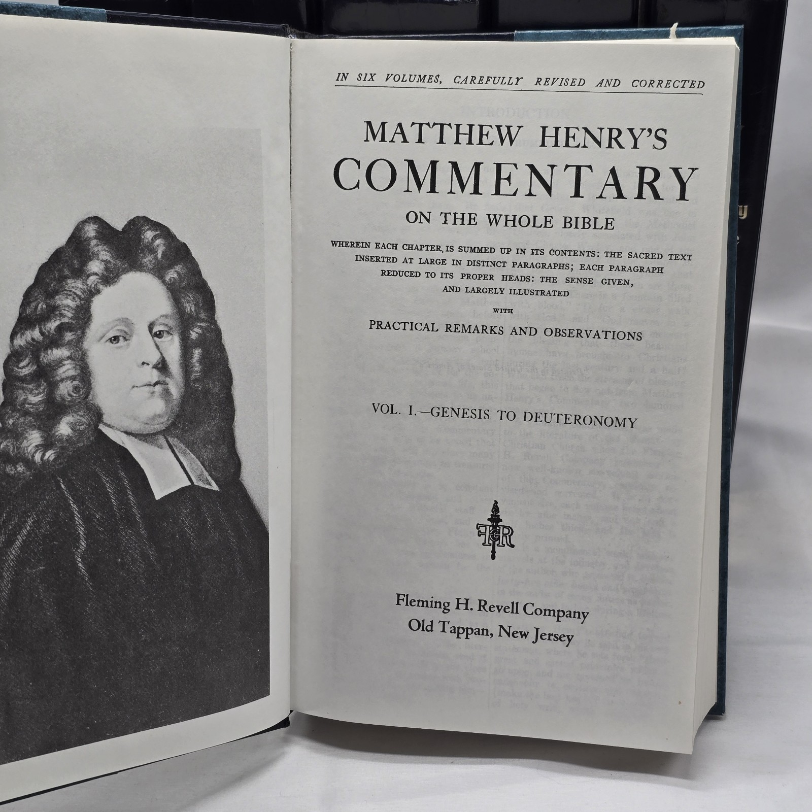 Matthew Henry&rsquo;s Commentary On The Whole Bible Vol 1-6 Complete Set Revell Vtg