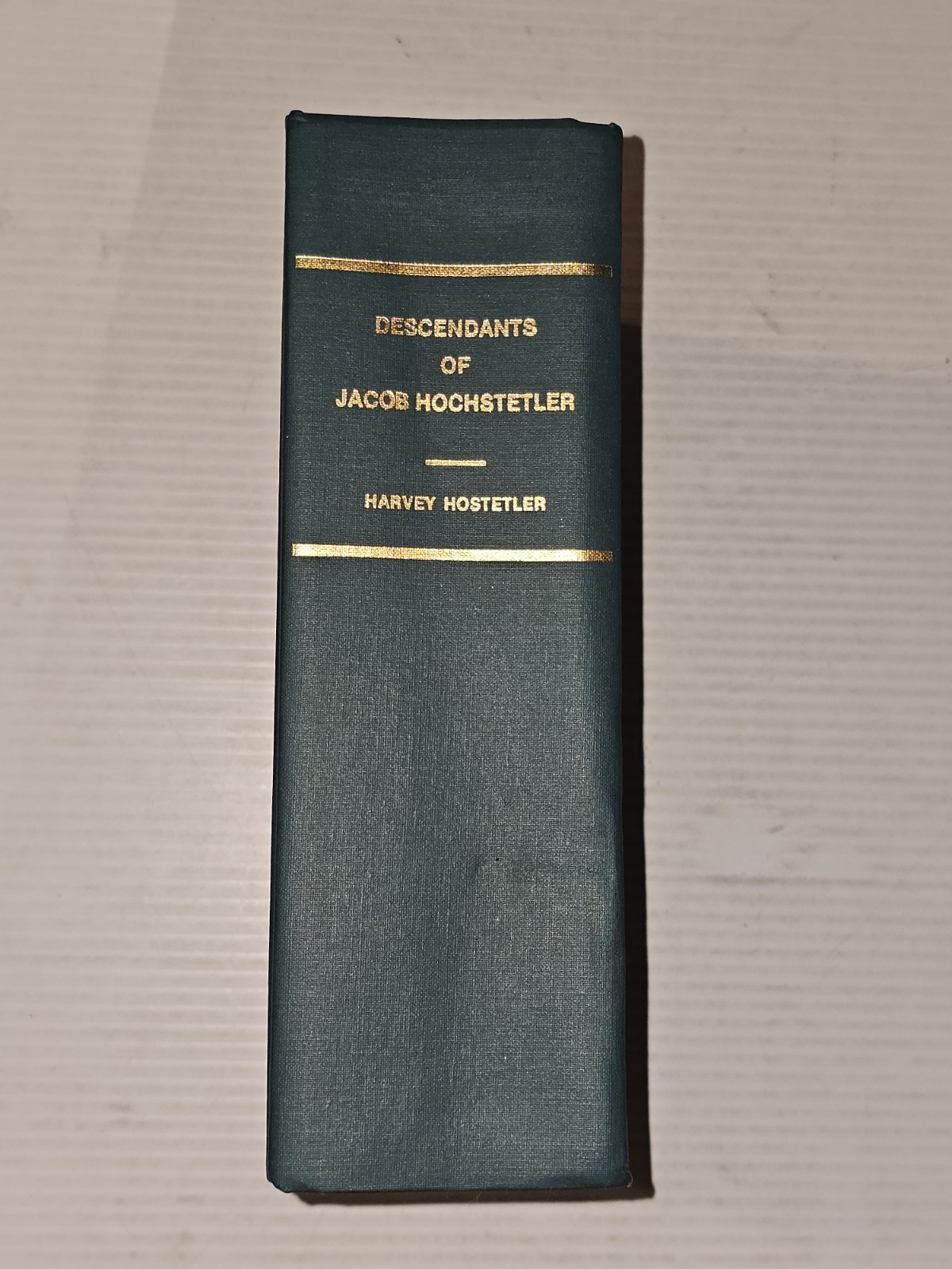 Descendants Of Jacob Hochstetler: The Immigrant Of 1739-HC 1977-Row #12.