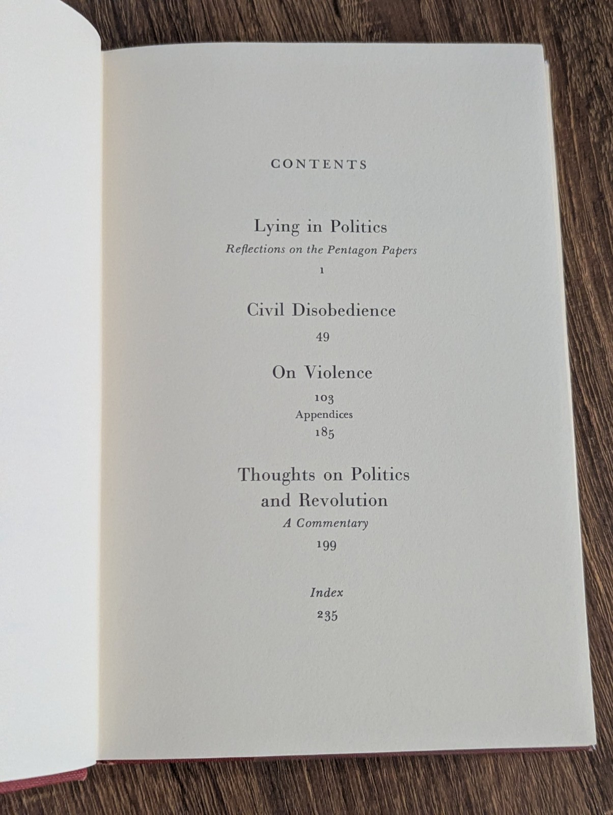 Hannah Arendt Crises of the Republic Harcourt 1972 Hardcover 1st ed 2nd printing
