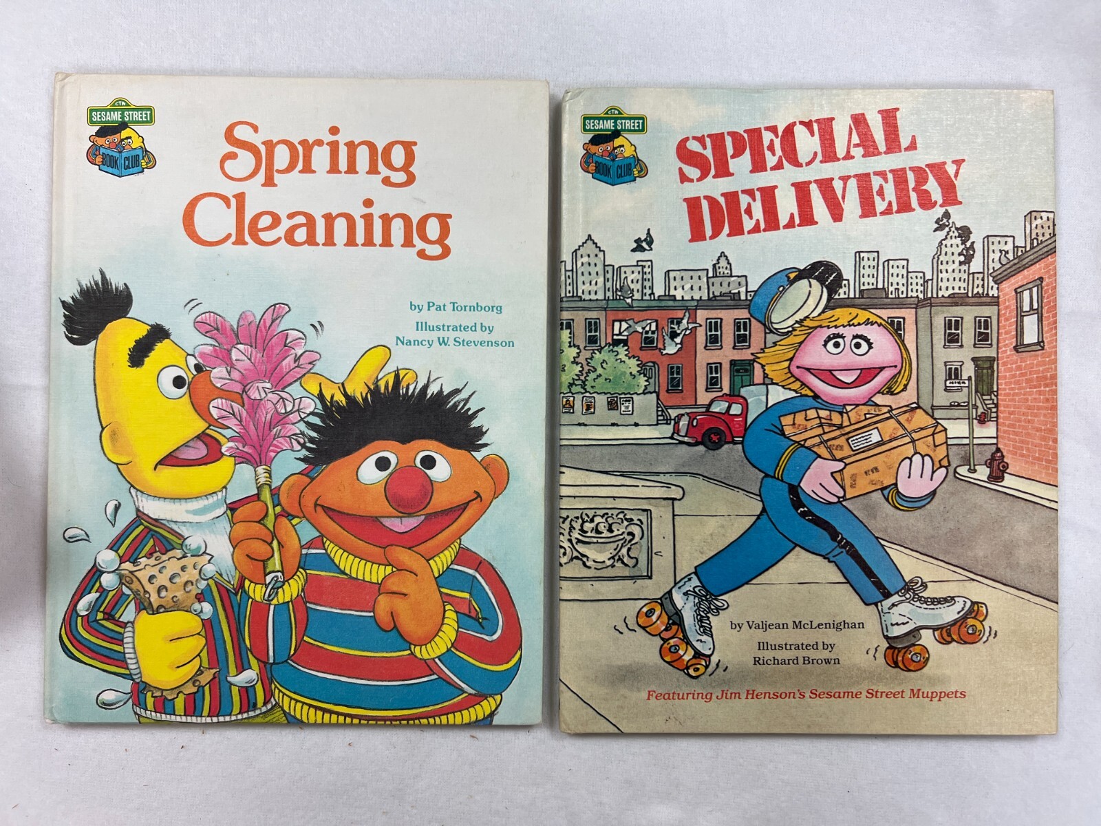 Sesame Street Book Club Books – dated 1980&rsquo;s HB – lot of 14