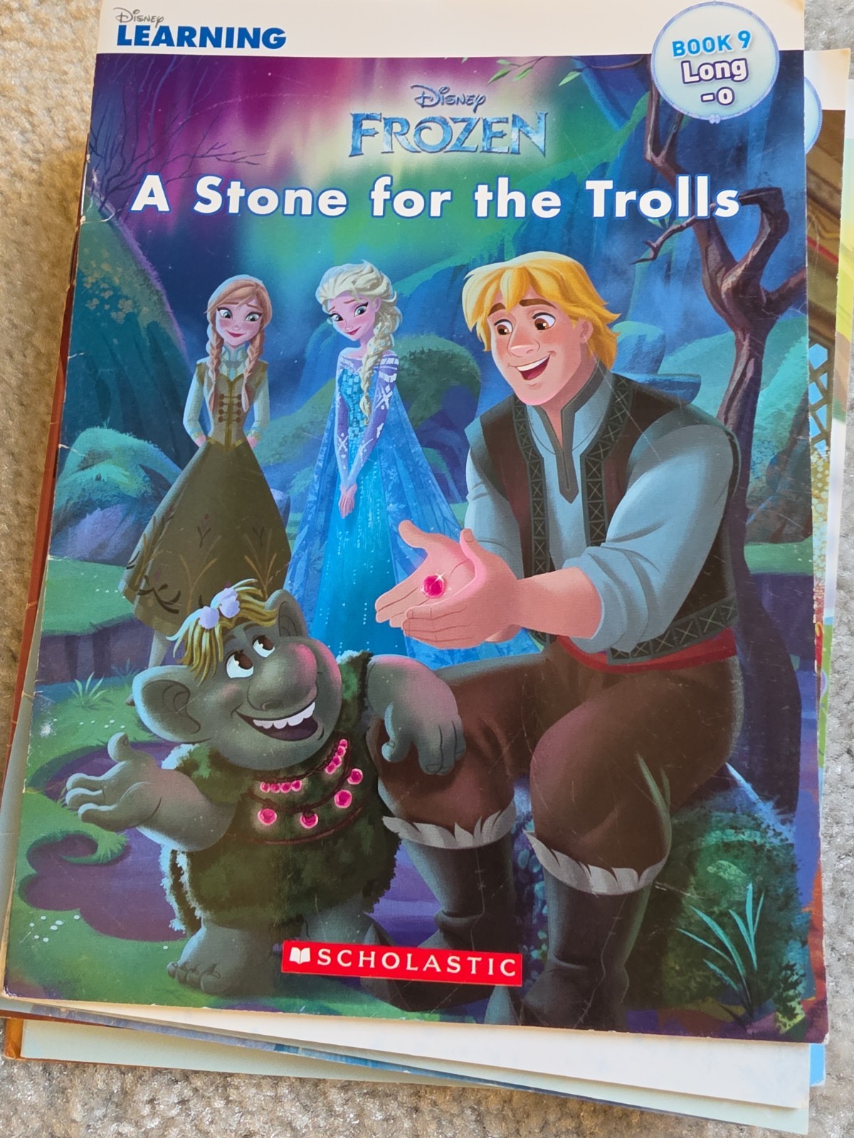 Phonics Reading Program Disney Frozen Boxed Set Scholastic 12 Books Short/Long