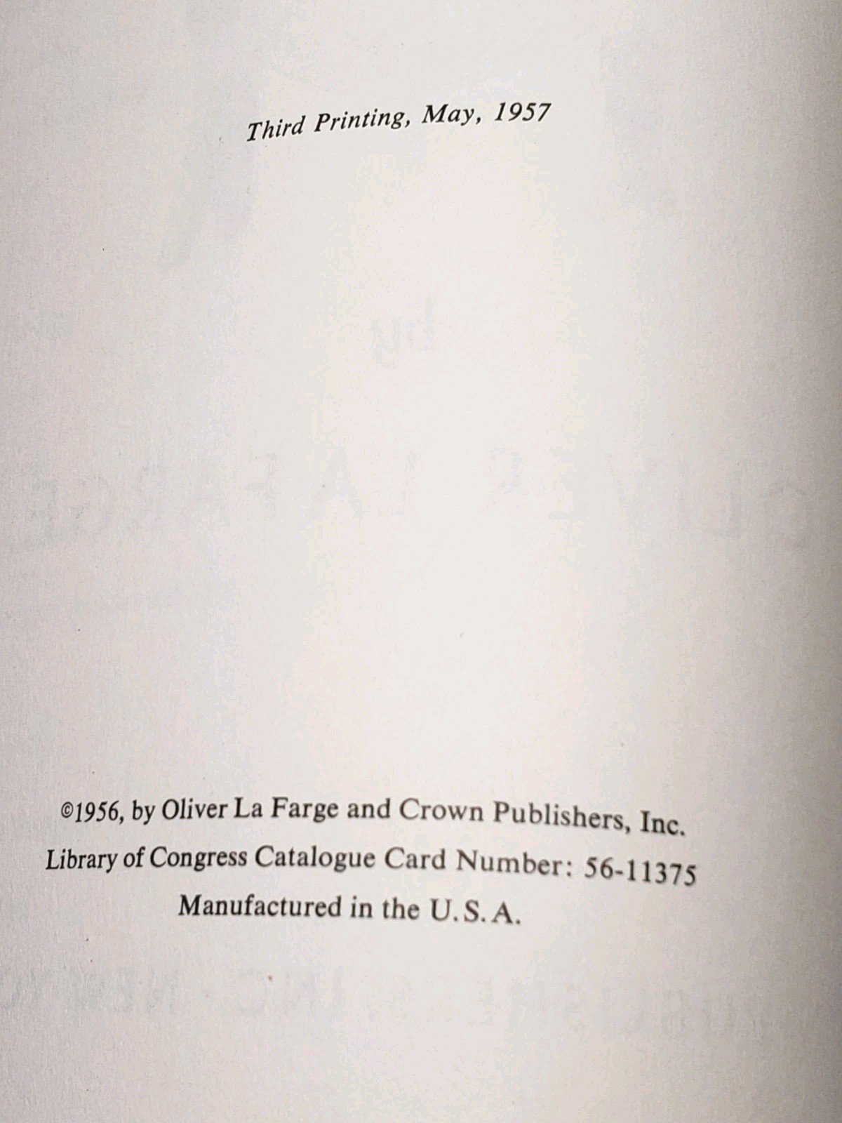 A Pictorial History of the American Indian, by Oliver La Farge, 1957 HCDJ