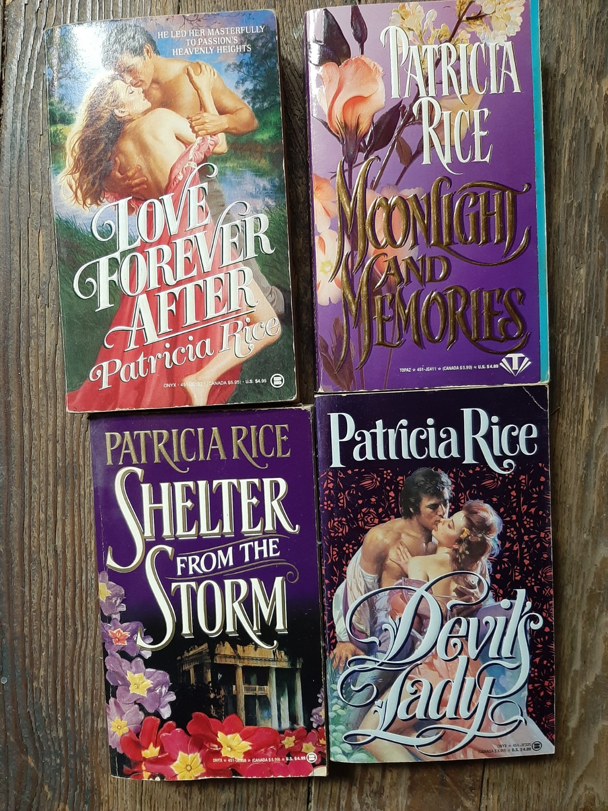 Four Patricia Rice Historical Romances. Early 1990&rsquo;s