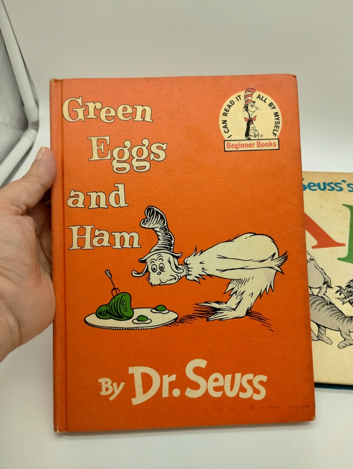 Lot Of 2 Vintage 1960 Dr. Suess Green Eggs & Ham 1963 ABC&rsquo;s Hardcover Books
