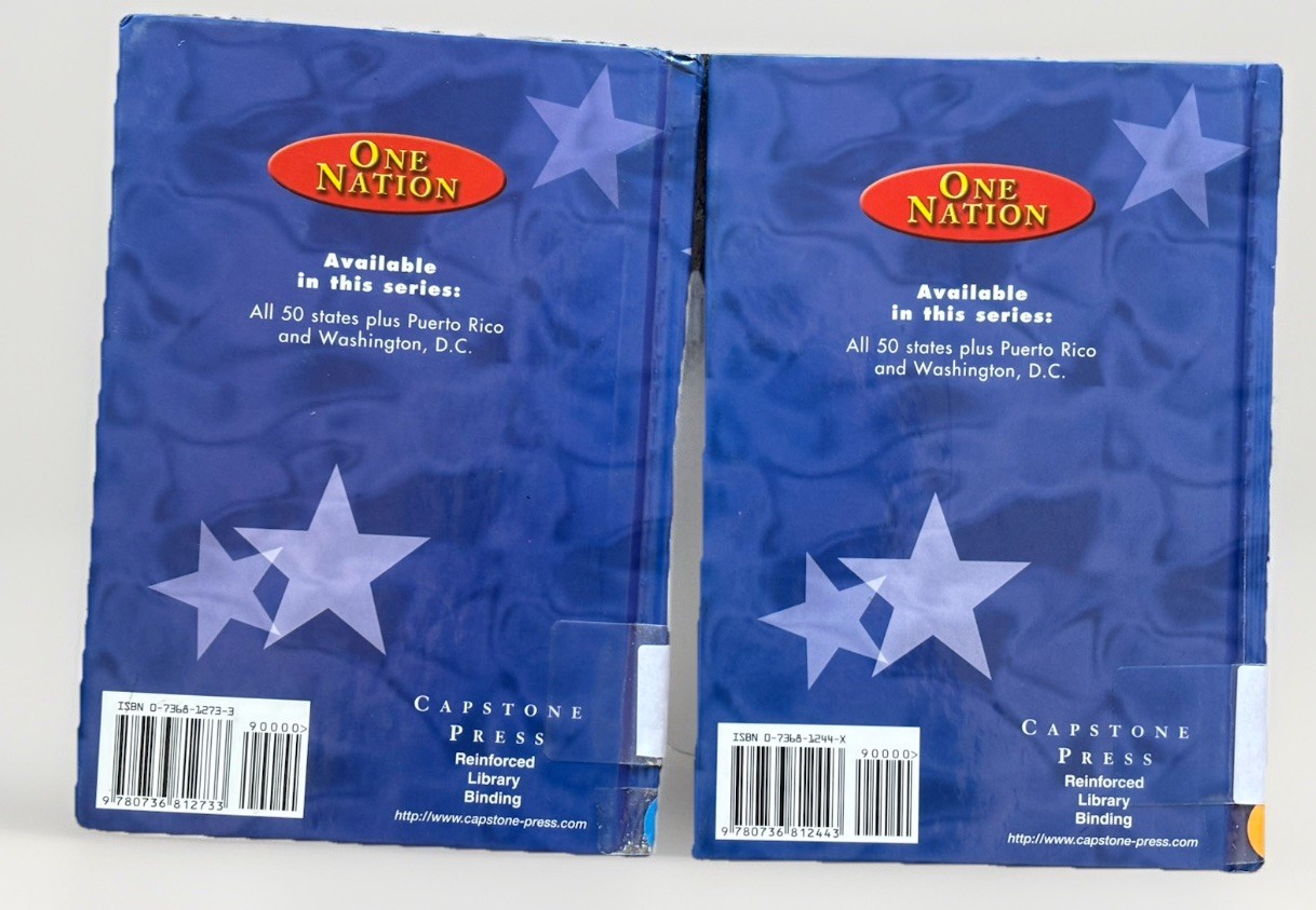2 Capstone One Nation Books Maryland & Washington DC by Patricia K. Kummer
