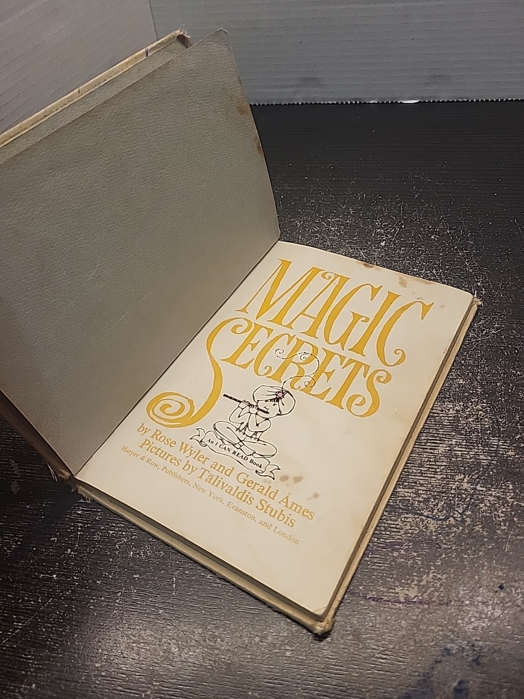 Vintage Magic Secrets by Rose Wyler and Gerald Ames 1967 I Can Read