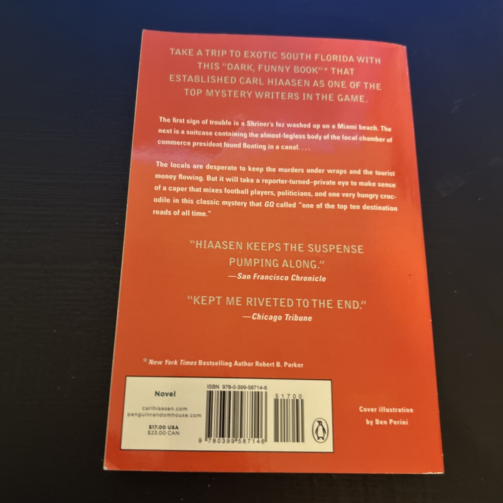 Tourist Season : A Suspense Thriller by Carl Hiaasen (2016, Trade Paperback)