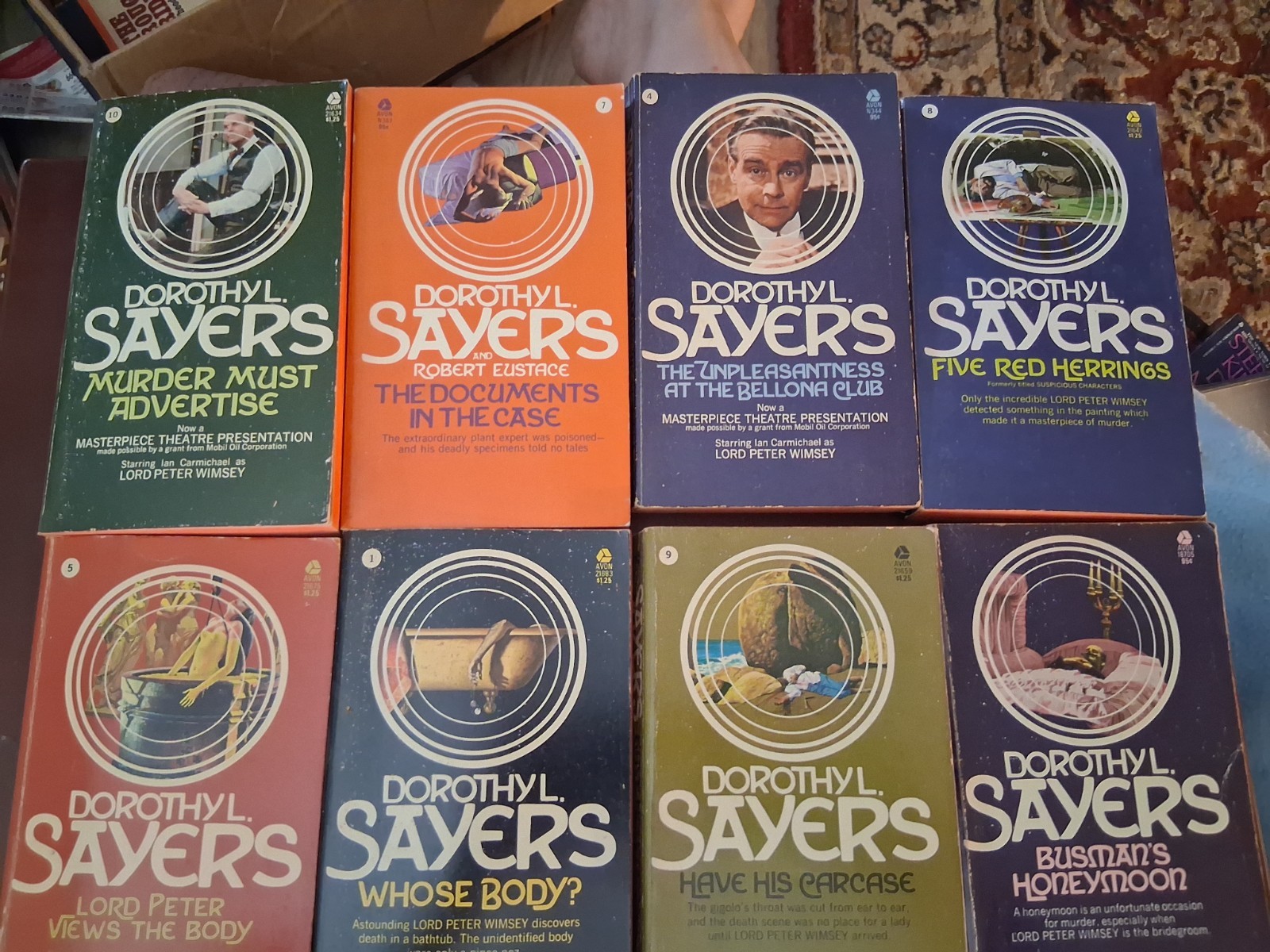 Dorothy Sayers Bundle-8 books pb vintage in good condition