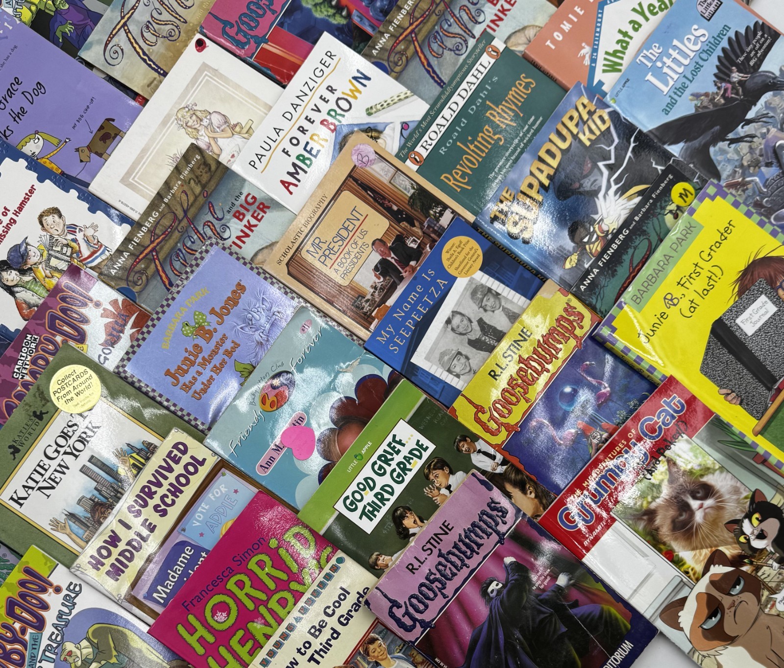Bulk/Huge Lot of 50 of Children&rsquo;s Kids Chapter Books – Random – Free Shipping!