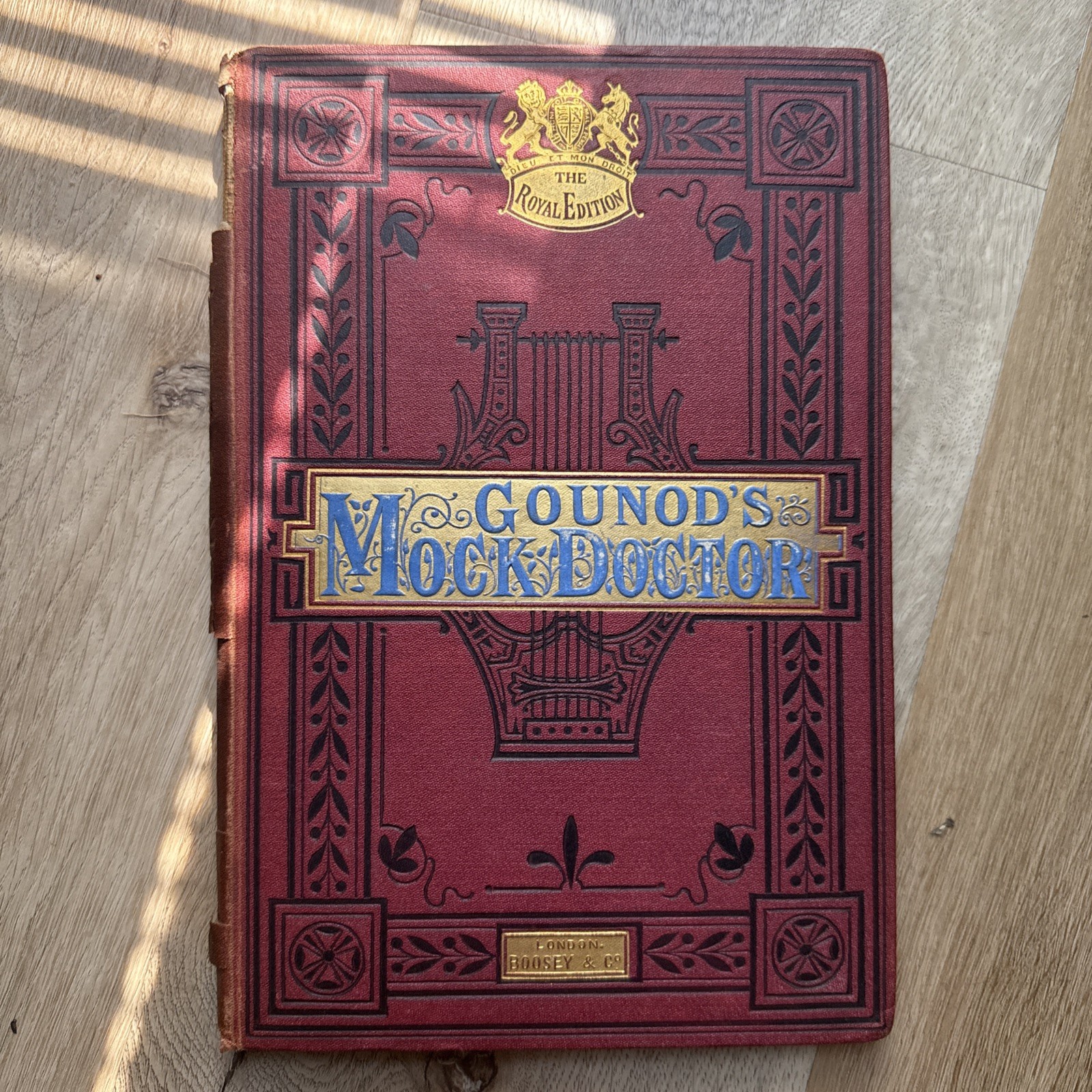 Gounod&rsquo;s Mock Doctor Victorian Binding Royal Edition 1800s Rare