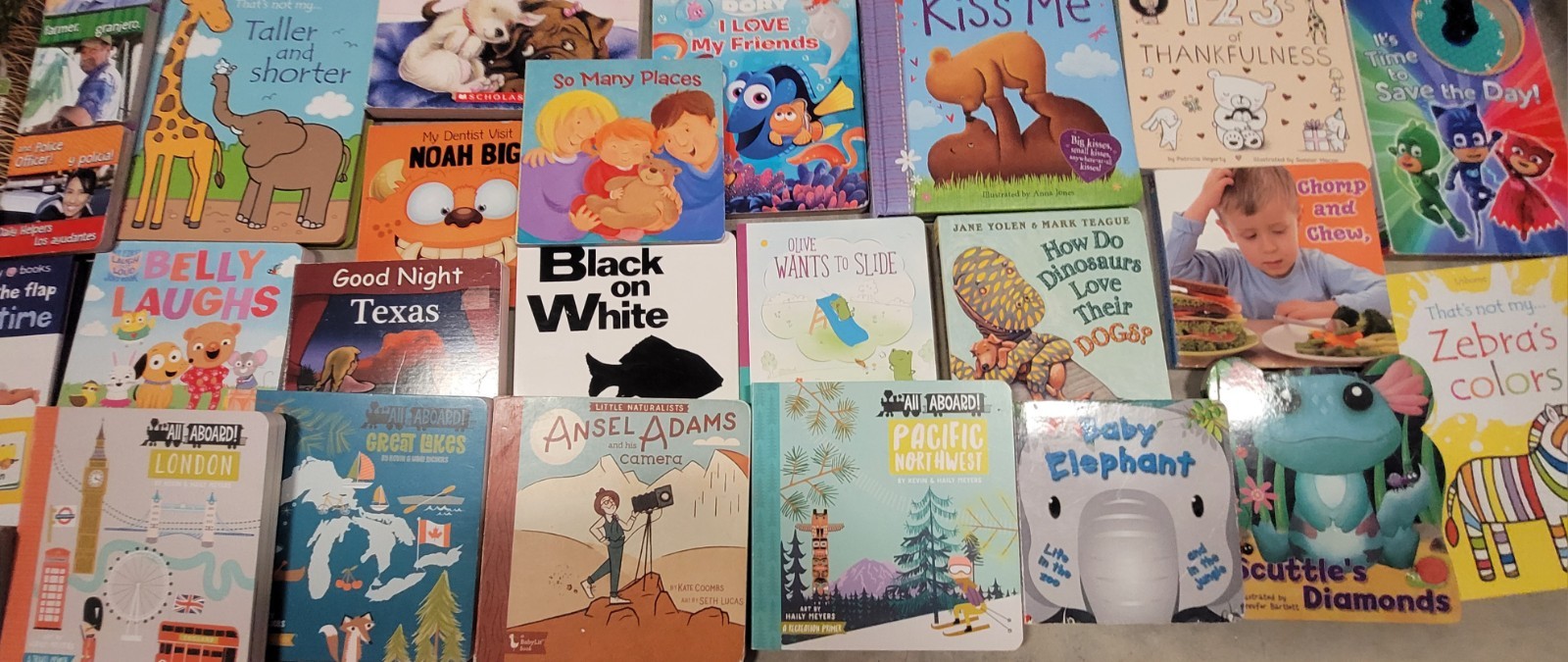 Huge Lot Of 80 Board Books for Children&rsquo;s/ Toddler Babies/Preschool/Daycare
