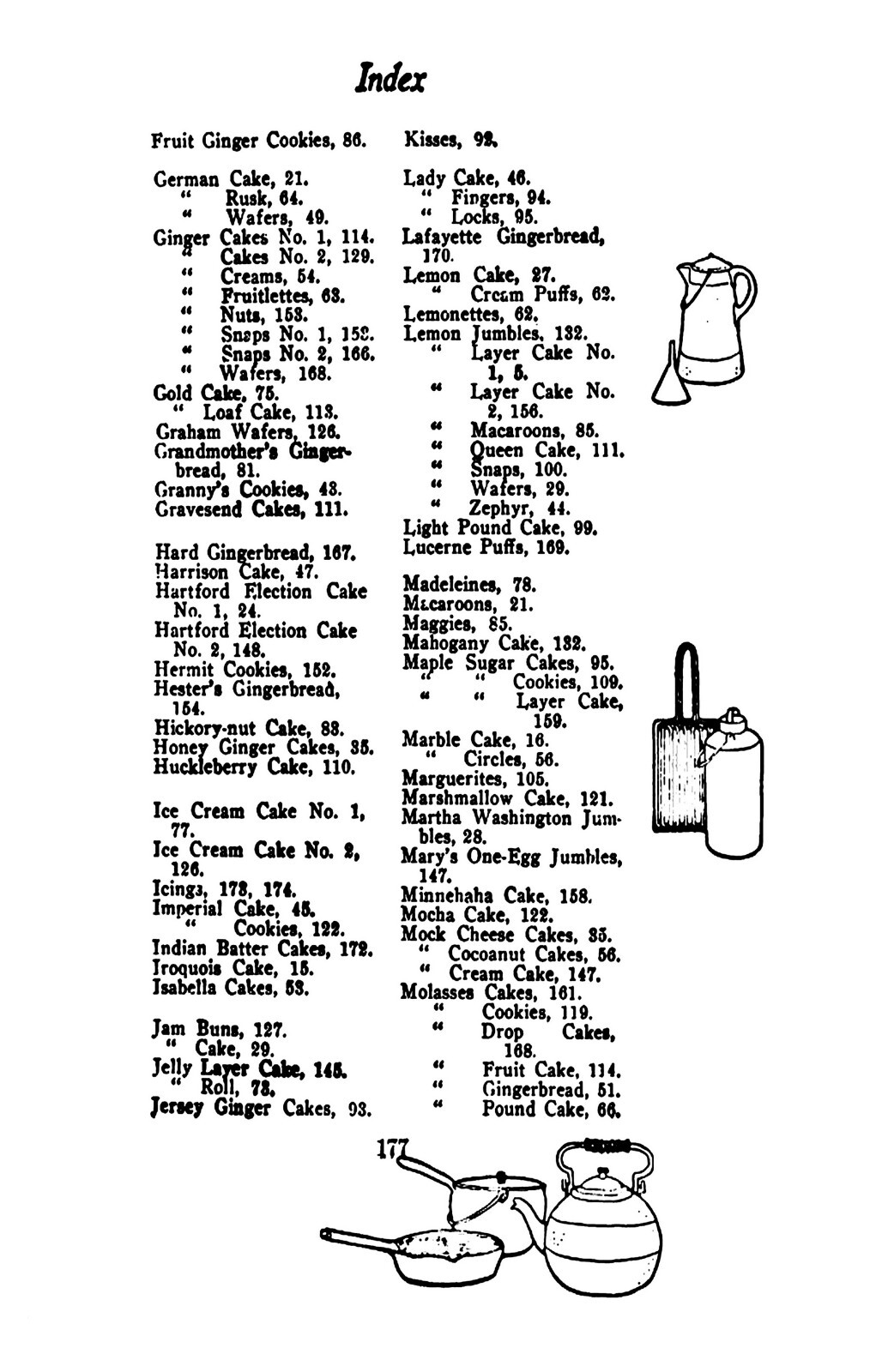 « 1904 » 365 Cakes and Cookies Vintage Cook Book 179 Pages