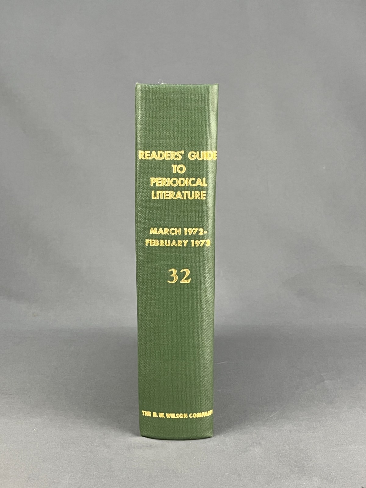 1972 -73 Reader&rsquo;s Guide to Periodical Literature Volume 32 by H.W. Wilson