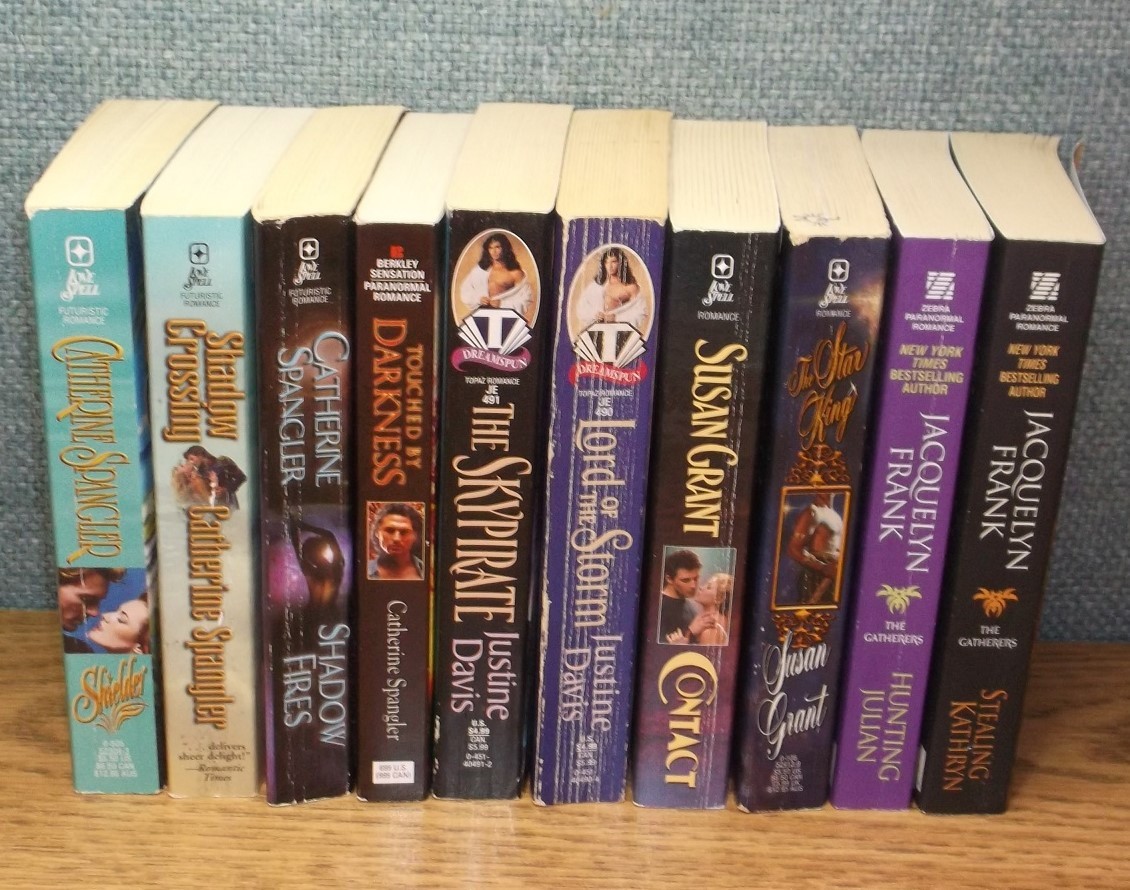 LOT 🔥FUTURISTIC ROMANCE🔥 Justine Davis Susan Grant Catherine Spangler Ja Frank