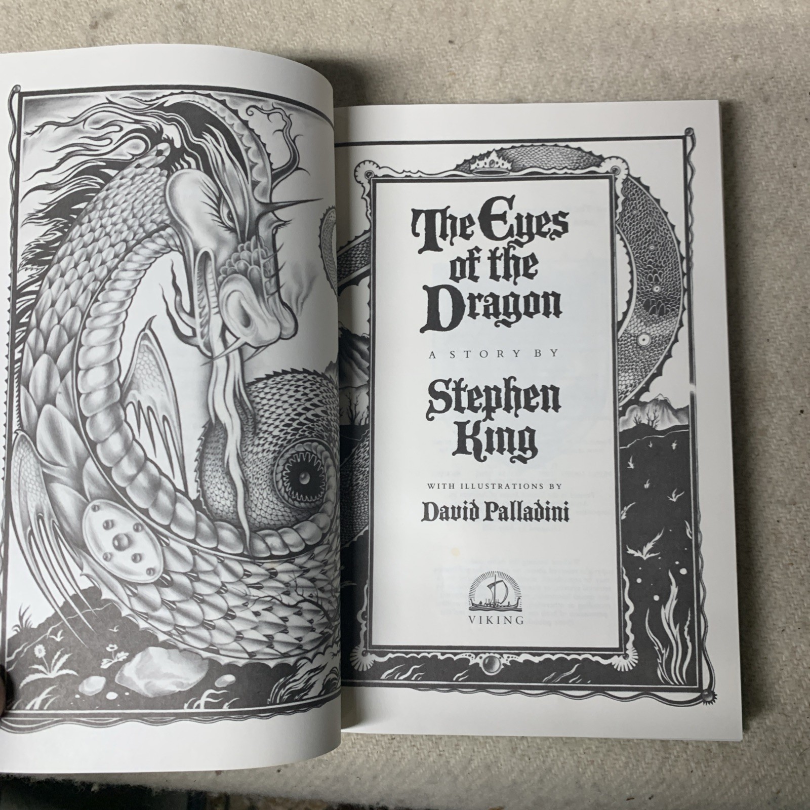 1987 The Eyes of the Dragon by Stephen King First Edition Hardcover Dust Jacket