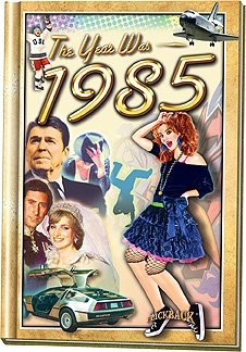 The Year Was 1985 Hardcover Mini Book: Great Birthday or Anniversary Present