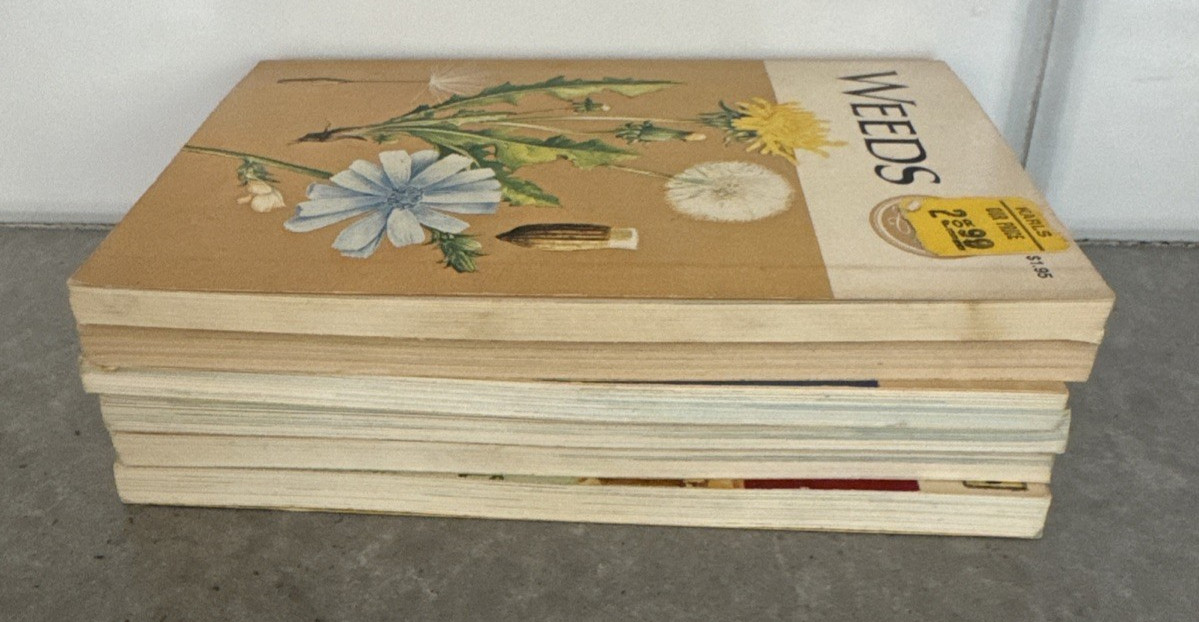 Lot of 6 1950&rsquo;s/60&rsquo;s Golden Nature Guide Vintage Children&rsquo;s Science PB Books MCM