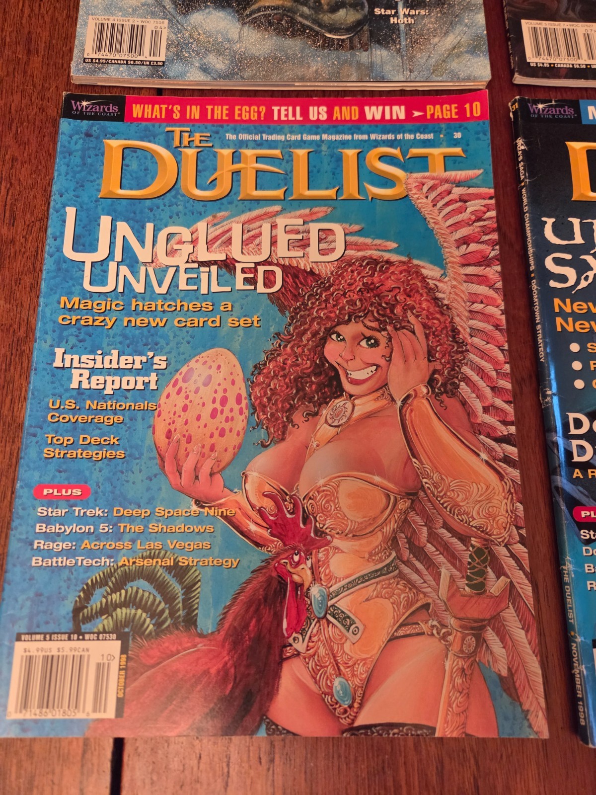 1997/98/99 Wizards Of The Coast Duelist Magazine Lot of 6