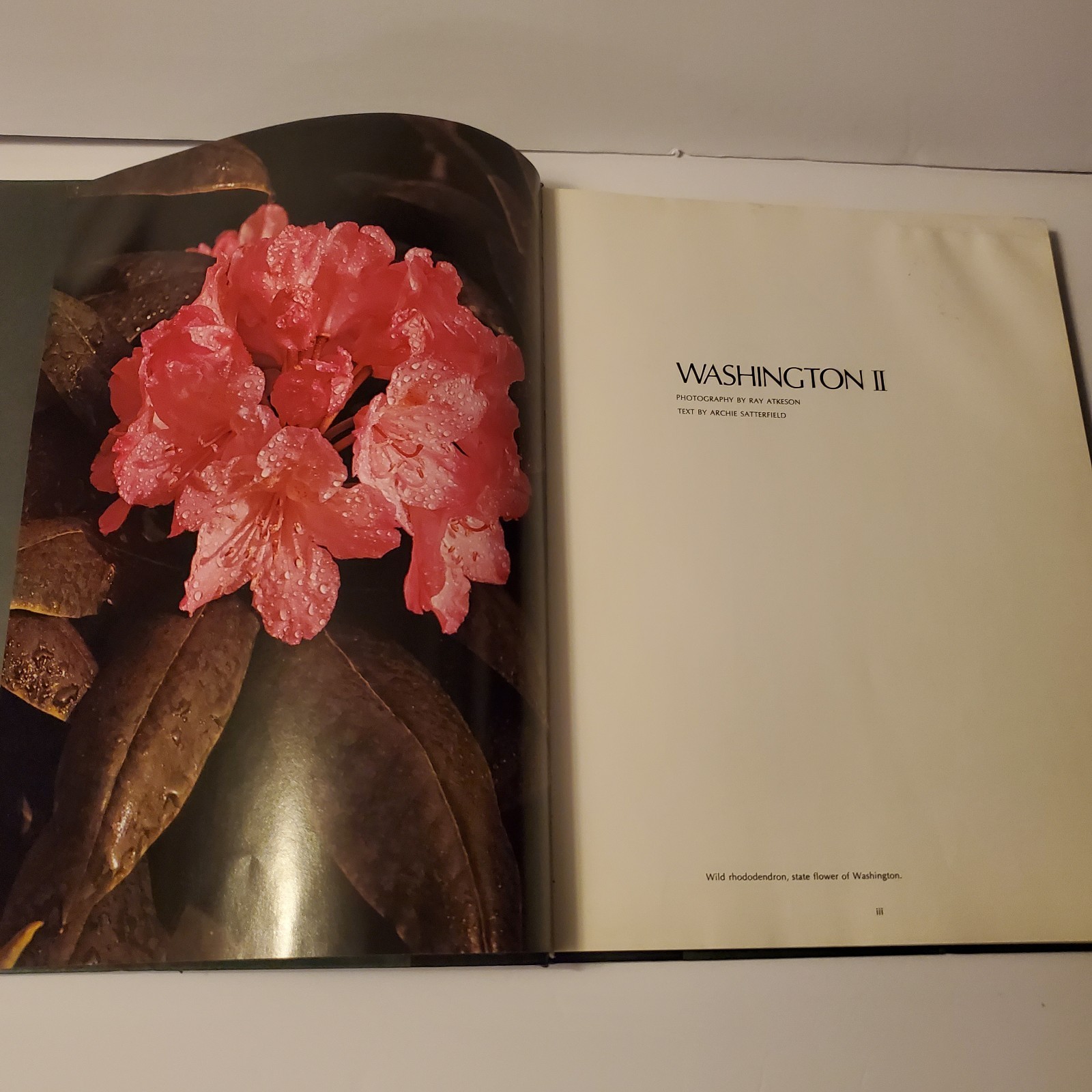 Washington II By Ray Atkeson 1973 Hardcover (without sleeve) Coffee Table Book