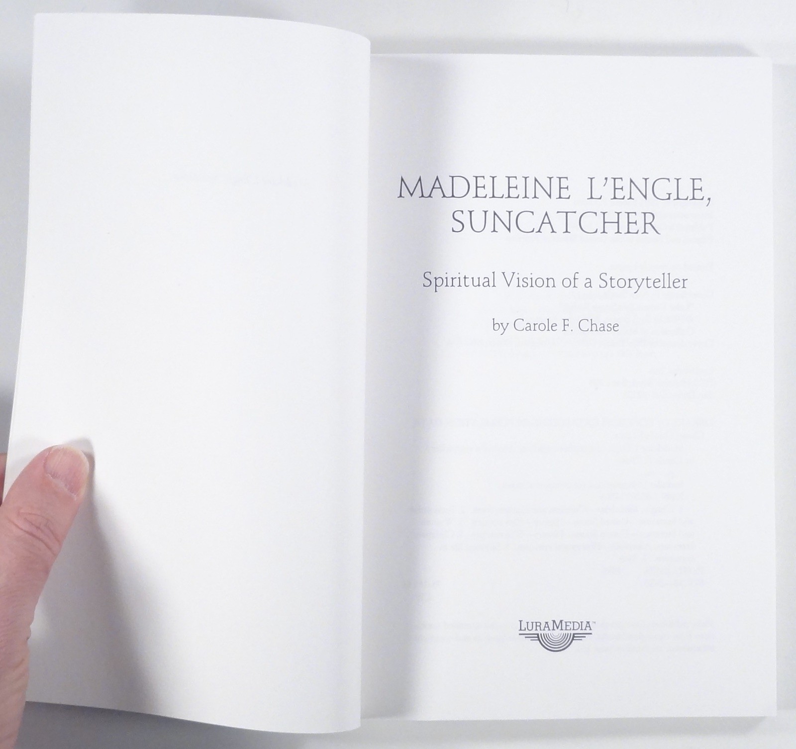 1995 MADELEINE L&rsquo;ENGLE: SUNCATCHER biography SPIRITUALITY Young Adult author TPB