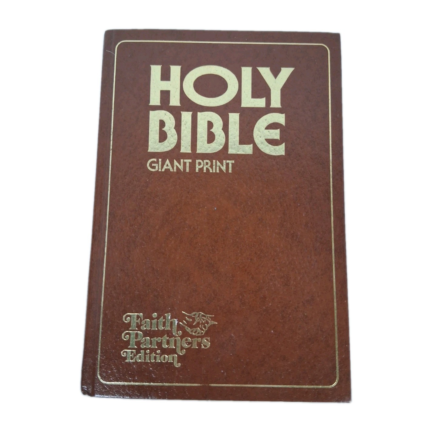 Holy Bible Giant Print KJV 1976 Faith Partners Edition Jerry Falwell Hardcover