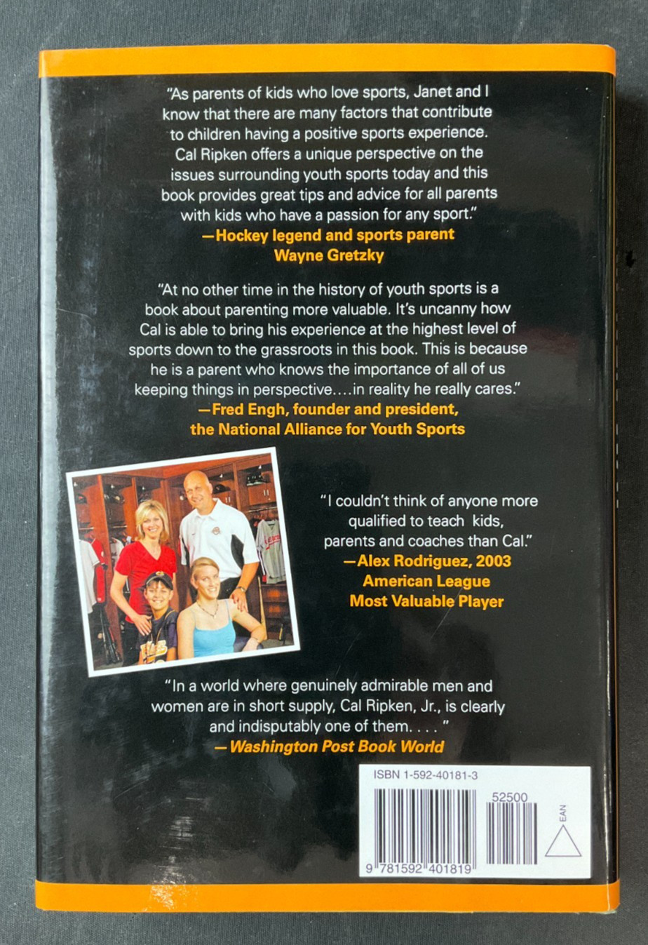 2006 « Parenting Young Athletes: The Ripken Way » BOOK Cal Ripken Jr. MLB SIGNED!