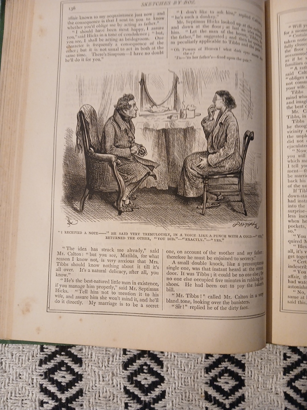 WORKS OF CHARLES DICKENS Ca. 1870 ~ HOUSEHOLD EDITION ~ SKETCHES BY BOZ Rare GC