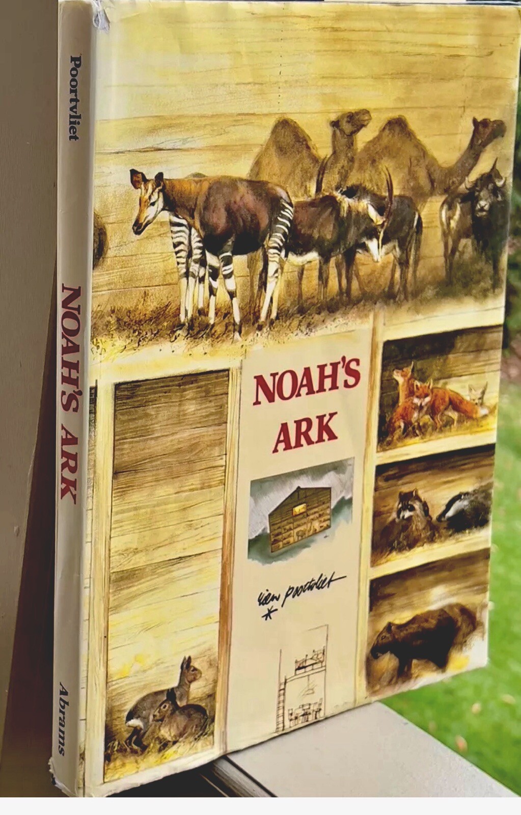 Noah&rsquo;s Ark Rien Poortvliet First US Edition Abrams 1986 Illustrated HC Oversized