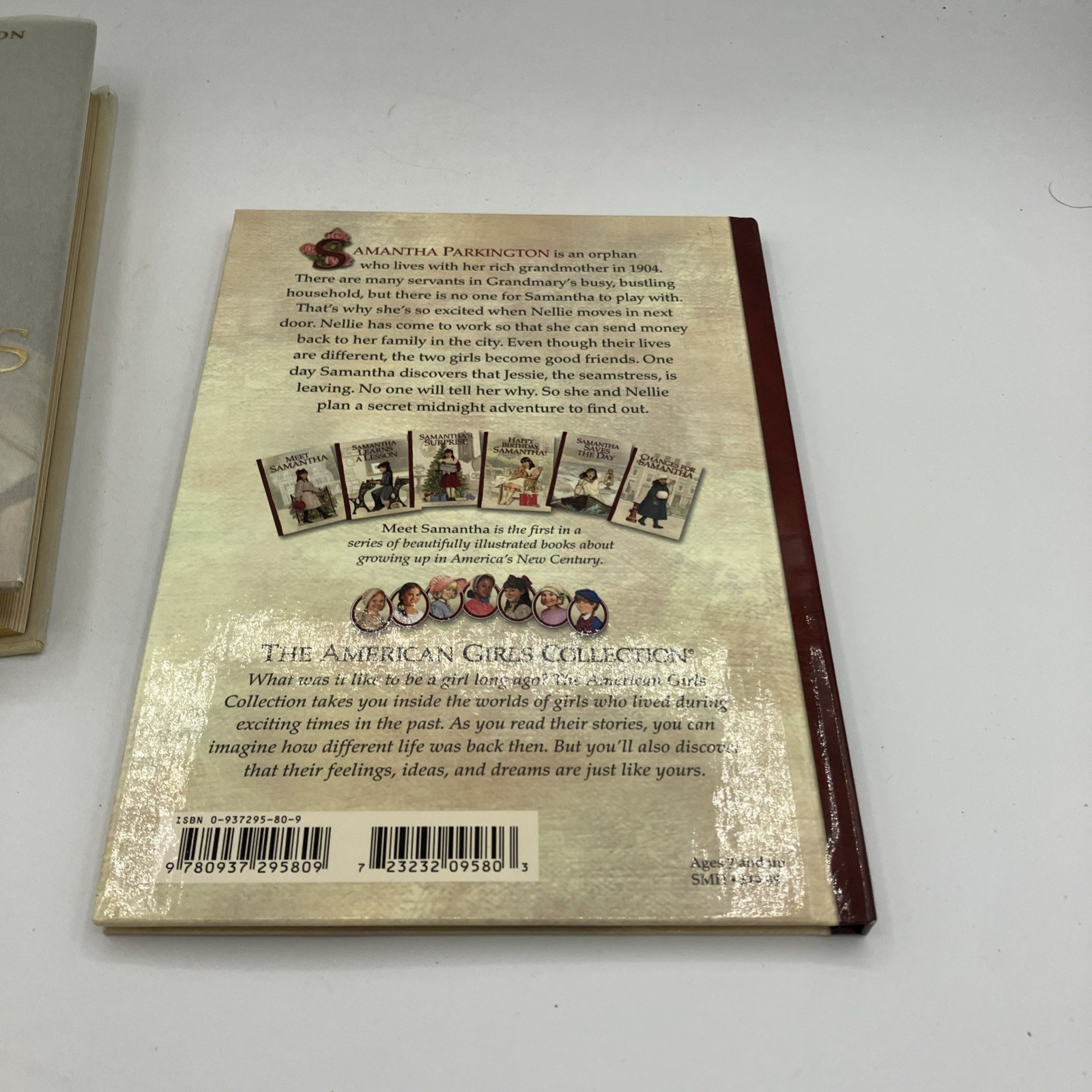Samantha&rsquo;s Story Collection by American Girl 2001 dust jacket + Meet Samantha