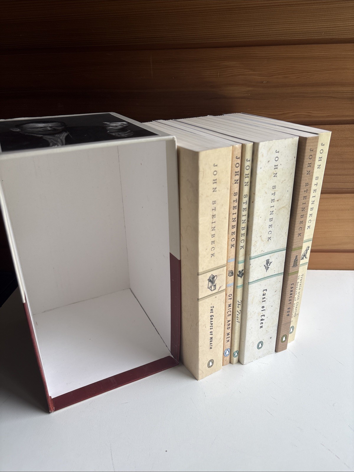 Steinbeck Centennial Editions Boxed Set PB Set of 6 Books by John Steinbeck