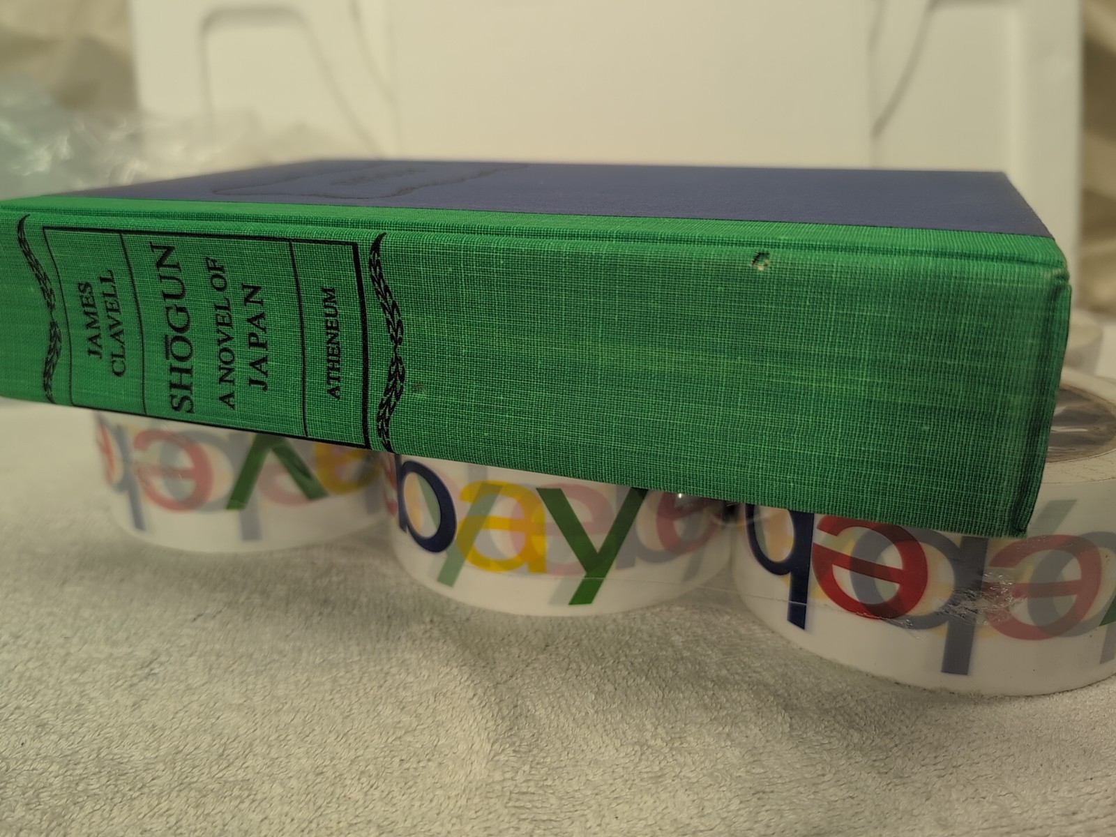 🥇True 1st SHOGUN by James Clavell (1975 Atheneum) 1st Printing + Custom Mylar!!